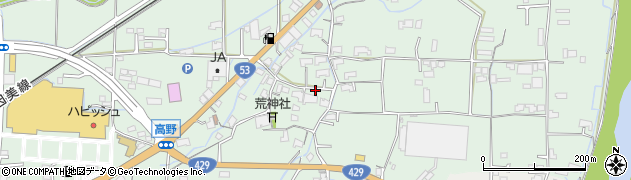 岡山県津山市高野本郷2361周辺の地図