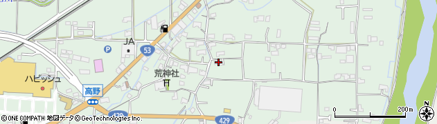 岡山県津山市高野本郷2524周辺の地図