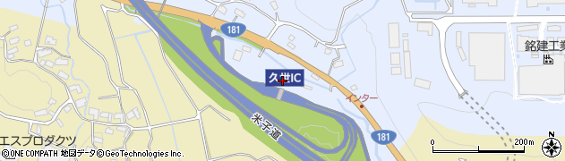 西日本高速道路株式会社中国支社　久世料金所周辺の地図