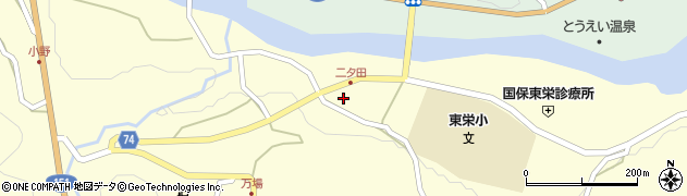 愛知県北設楽郡東栄町本郷二タ田11周辺の地図