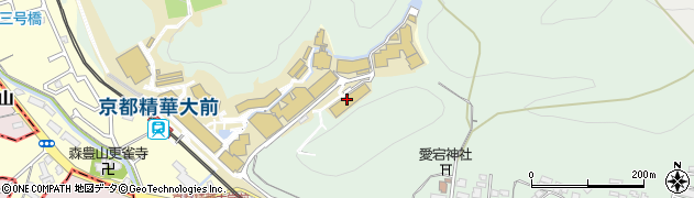 京都精華大学　環境施設課周辺の地図