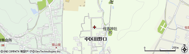 兵庫県多可郡多可町中区田野口周辺の地図