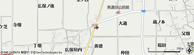 京都府亀岡市旭町（善徳）周辺の地図