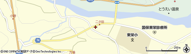 愛知県北設楽郡東栄町本郷二タ田6周辺の地図