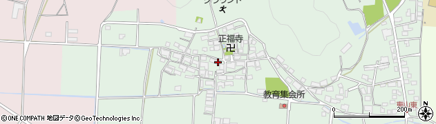 兵庫県多可郡多可町中区東山412周辺の地図
