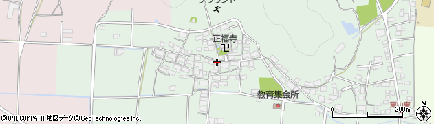 兵庫県多可郡多可町中区東山407周辺の地図