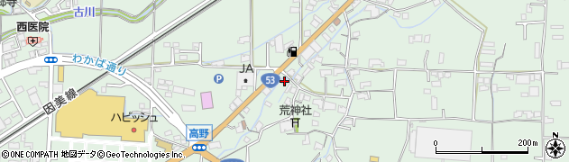 岡山県津山市高野本郷2405周辺の地図