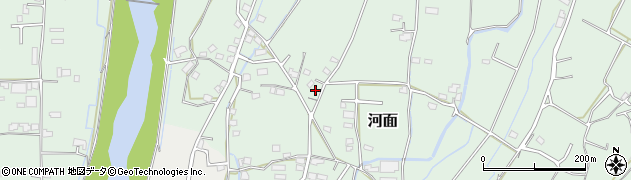 岡山県津山市河面1256周辺の地図
