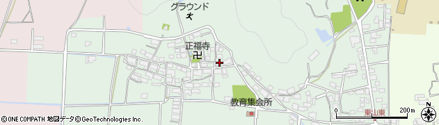 兵庫県多可郡多可町中区東山491周辺の地図