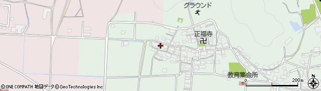 兵庫県多可郡多可町中区東山358周辺の地図