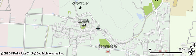 兵庫県多可郡多可町中区東山492周辺の地図
