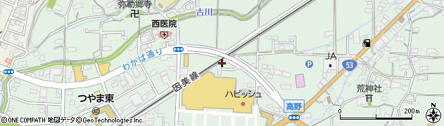 岡山県津山市高野本郷1394周辺の地図