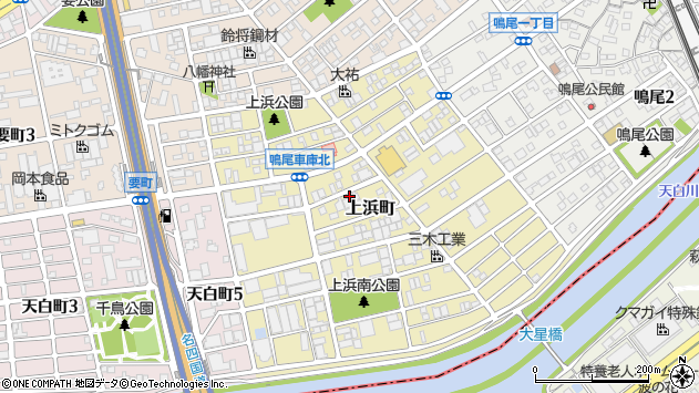 〒457-0067 愛知県名古屋市南区上浜町の地図