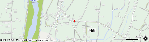 岡山県津山市河面1254周辺の地図