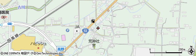 岡山県津山市高野本郷2341周辺の地図