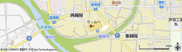 ラ・ムー篠山店周辺の地図