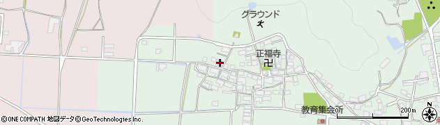 兵庫県多可郡多可町中区東山354周辺の地図