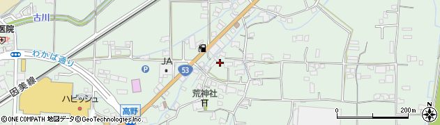 岡山県津山市高野本郷2342周辺の地図