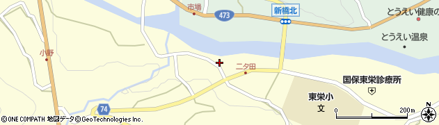 愛知県北設楽郡東栄町本郷二タ田2周辺の地図