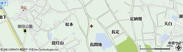 愛知県豊明市沓掛町長間地周辺の地図