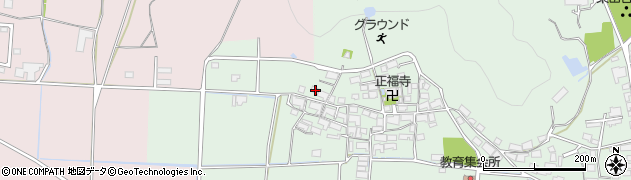 兵庫県多可郡多可町中区東山357周辺の地図