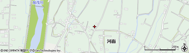 岡山県津山市河面1257周辺の地図