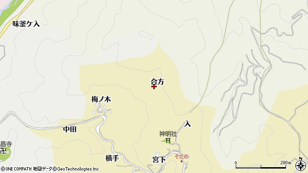 〒444-2201 愛知県豊田市坂上町の地図