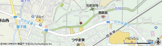 岡山県津山市高野本郷1114周辺の地図