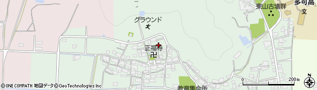 兵庫県多可郡多可町中区東山454周辺の地図