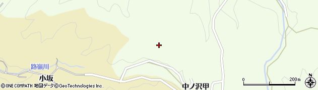 愛知県豊田市下平町中ノ沢乙周辺の地図
