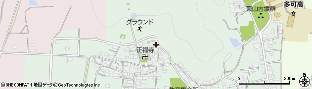 兵庫県多可郡多可町中区東山452周辺の地図