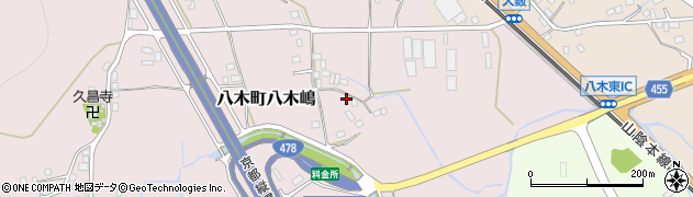 京都府南丹市八木町八木嶋（町ノ坪）周辺の地図
