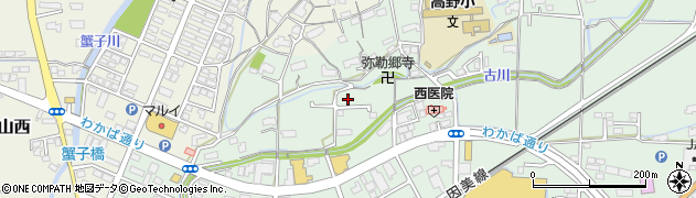 岡山県津山市高野本郷1115周辺の地図