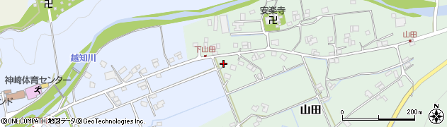 兵庫県神崎郡神河町山田84周辺の地図