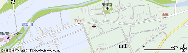 兵庫県神崎郡神河町山田80周辺の地図
