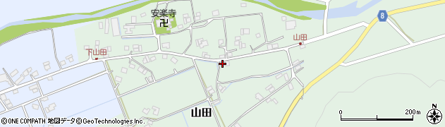 兵庫県神崎郡神河町山田509周辺の地図