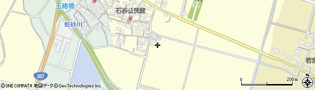 滋賀県東近江市石谷町周辺の地図