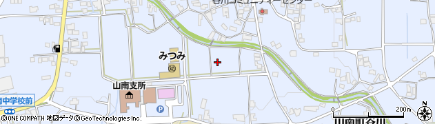 兵庫県丹波市山南町谷川周辺の地図