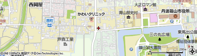 兵庫県丹波篠山市北新町59周辺の地図