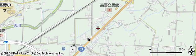 岡山県津山市高野本郷1693周辺の地図