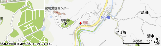 愛知県豊田市穂積町（新屋）周辺の地図