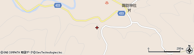 愛知県設楽町（北設楽郡）清崎（後田）周辺の地図