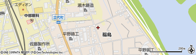 三重県桑名市福島周辺の地図