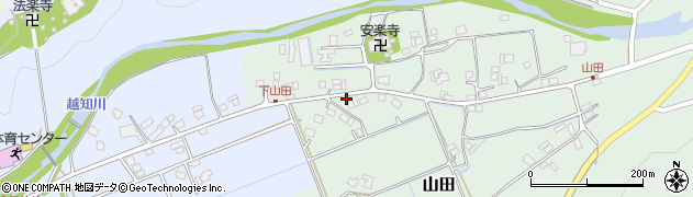 兵庫県神崎郡神河町山田59周辺の地図