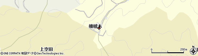 愛知県豊田市国閑町轆轤木周辺の地図