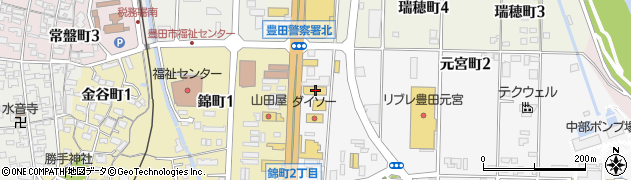コート・ダジュール 豊田店周辺の地図