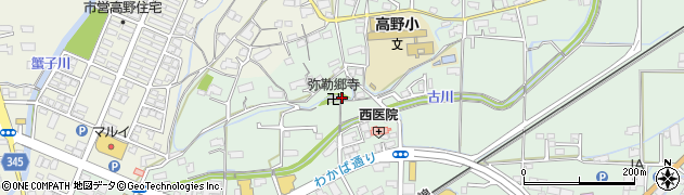 岡山県津山市高野本郷1122周辺の地図