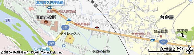 岡山県真庭市多田21周辺の地図