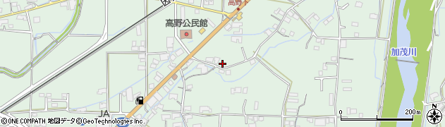 岡山県津山市高野本郷1711周辺の地図