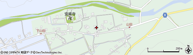 兵庫県神崎郡神河町山田499周辺の地図
